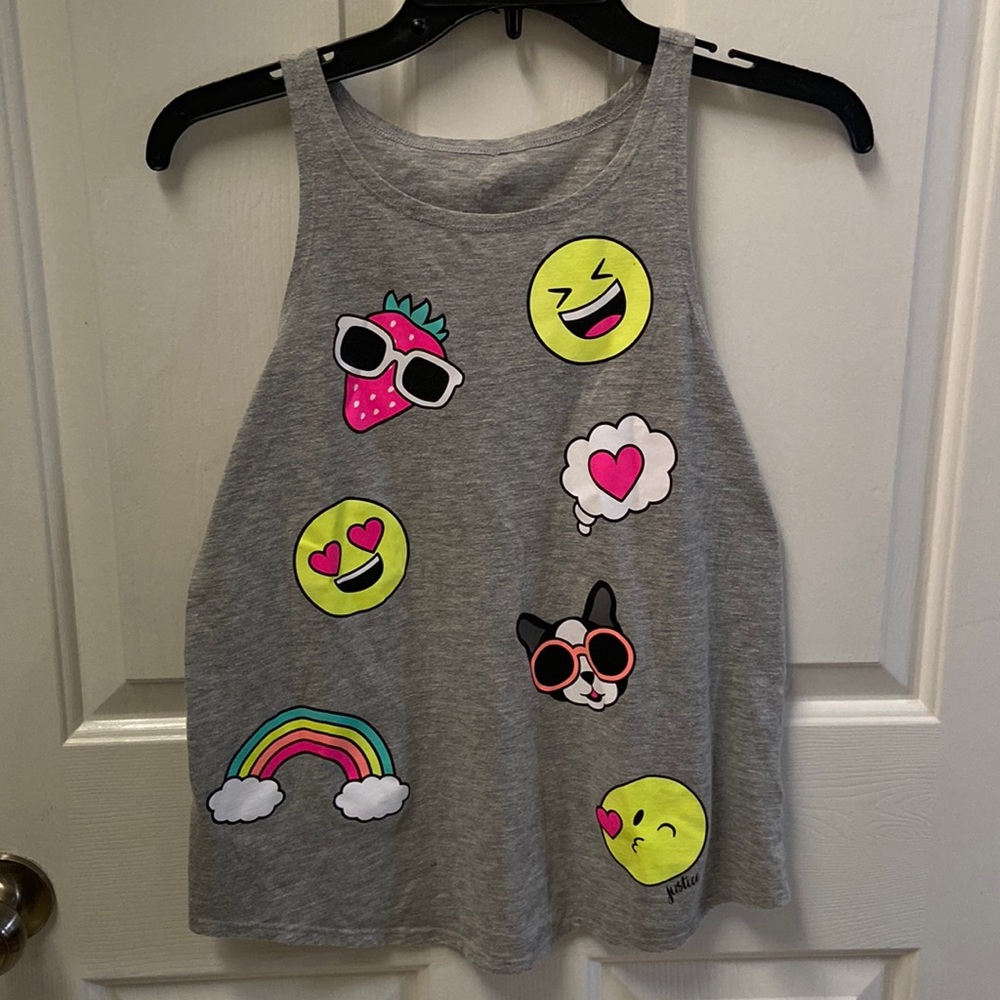 Justice size xl or 18- gray tank